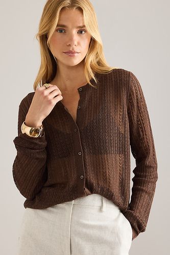Cardigan transparent Hennah en taille: Uk 10 chez Anthropologie - Selected Femme - Modalova