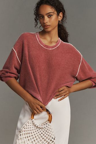 Le Pull Alani Court en Cachemire Col Rond par en taille: M chez Anthropologie - Pilcro - Modalova