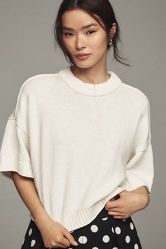 Le Pull Ras du Cou en Coton Goldie par en White taille: M - By Anthropologie - Modalova