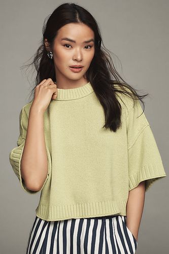 Le Pull Goldie en Coton Col Rond par en taille: XS - By Anthropologie - Modalova