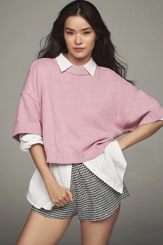 Le Pull Goldie en Coton Col Rond par en taille: S - By Anthropologie - Modalova
