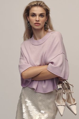 Le Pull Cachemire Ras-du-Cou Goldie par en Purple taille: S - By Anthropologie - Modalova