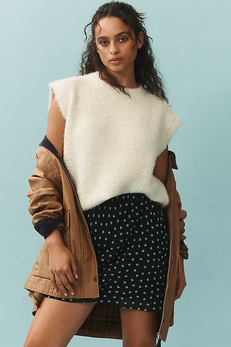Gilet en maille bouclette à col rond en taille: S chez Anthropologie - FRNCH - Modalova