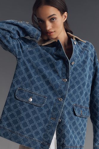 Veste en jean à motif diamant en Blue taille: XS chez Anthropologie - Avec Les Filles - Modalova