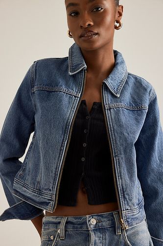 Veste en denim à fermeture éclair en taille: M chez Anthropologie - Levi's - Modalova