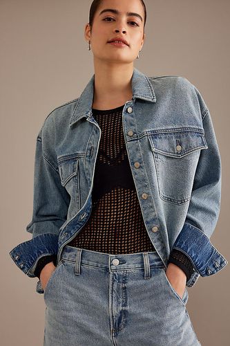 Veste en denim courte Mandy en Blue taille: XL chez Anthropologie - Pistola - Modalova