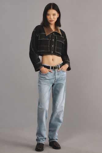 Veste en Denim Raccourcie en Black taille: XS chez Anthropologie - Pilcro - Modalova