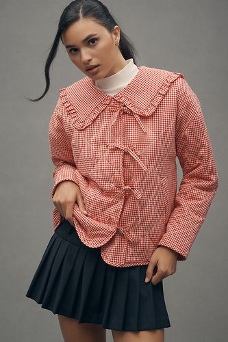 Veste matelassée à col en Red taille: XS chez Anthropologie - Maeve - Modalova