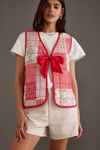 Arte Gilet Matelassé Réversible en Red taille: Uk 6 chez Anthropologie - Damson Madder - Modalova