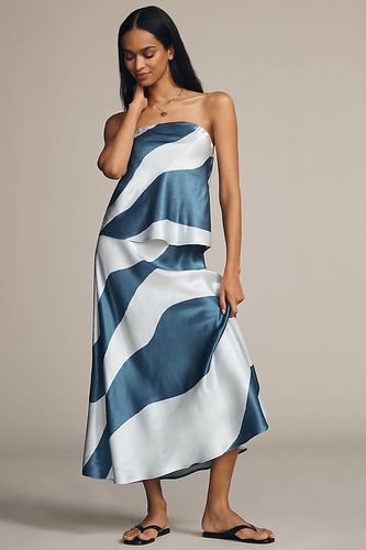 Silky Waves Woven Slip Skirt taille: S - By Anthropologie - Modalova