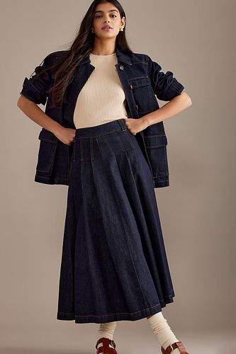 Jupe mi-longue plissée Mary en , taille: Uk 12 chez Anthropologie - ALIGNE - Modalova