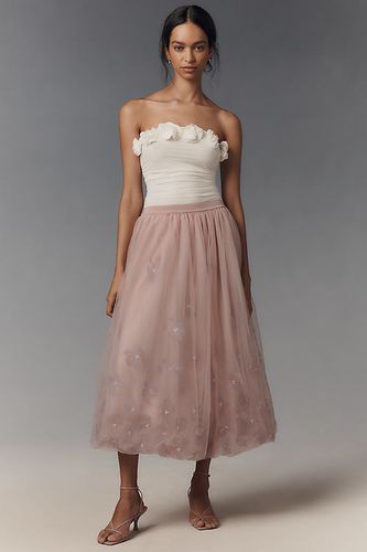 Blossom Bubble Midi Skirt en taille: S - By Anthropologie - Modalova