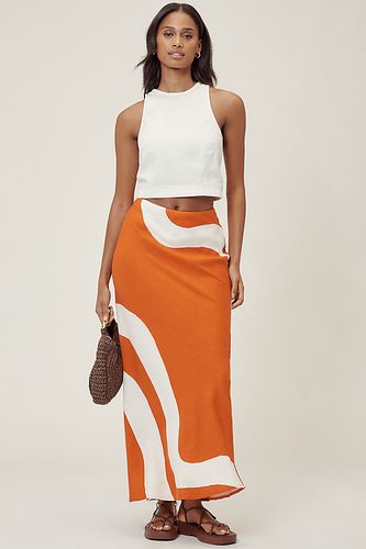 The Tilda Slip Skirt: Linen Edition par taille: XS - By Anthropologie - Modalova