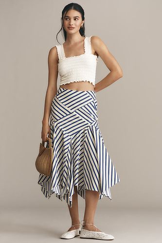 Reworked Striped Midi Skirt taille: Uk 6 - By Anthropologie - Modalova