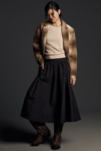 Drop-Waist Midi Skirt en taille: S - By Anthropologie - Modalova