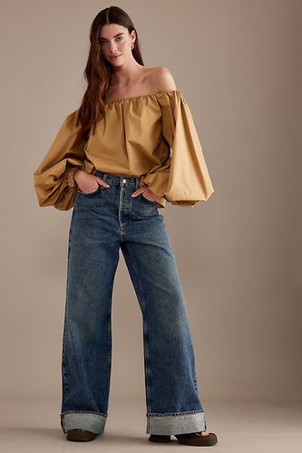 Dame Jeans Taille Haute Jambes Larges en Blue, taille: 25 chez Anthropologie - AGOLDE - Modalova