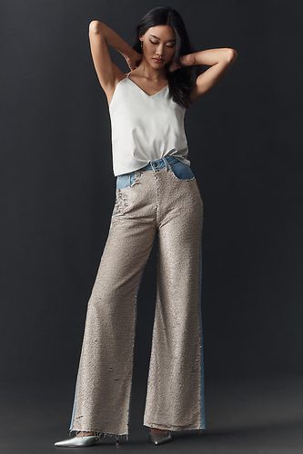 Jeans Patineuse Paillettes Taille Haute Jambes Larges en , taille: 27 chez Anthropologie - Pilcro - Modalova