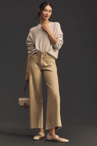 Coletta High-Rise Crop Wide-Leg Jeans en Beige, taille: 26 chez Anthropologie - Maeve - Modalova