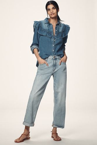 Baggy Slim Boyfriend High-Rise Relaxed Jeans en Blue, taille: 28 chez Anthropologie - Pilcro - Modalova