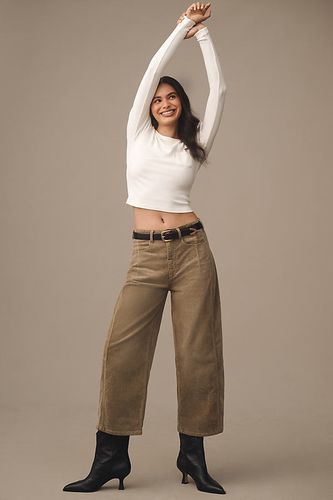 Jeans Barrel Taille Mi-Haute Heritage en Green, taille: 25 chez Anthropologie - Pilcro - Modalova