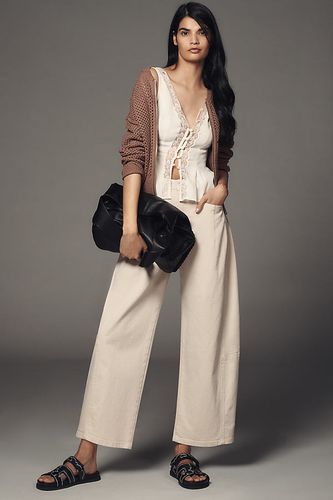 Jeans Barrel Mi-Montant Heritage Curve en White, taille: 32 chez Anthropologie - Pilcro - Modalova