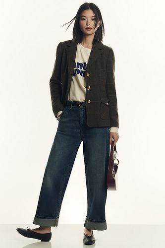Le jean raccourci à revers Lonnie par en Blue, taille: 25 chez Anthropologie - Pilcro - Modalova