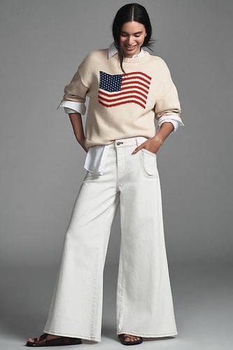 High-Rise Wide-Leg Jeans en White, taille: 28 chez Anthropologie - Pilcro - Modalova