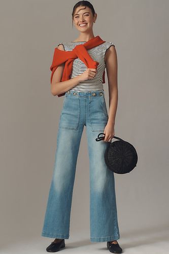 The Kit High-Rise Wide-Leg Utility Trouser Jeans by en Blue, taille: 23 chez Anthropologie - Pilcro - Modalova