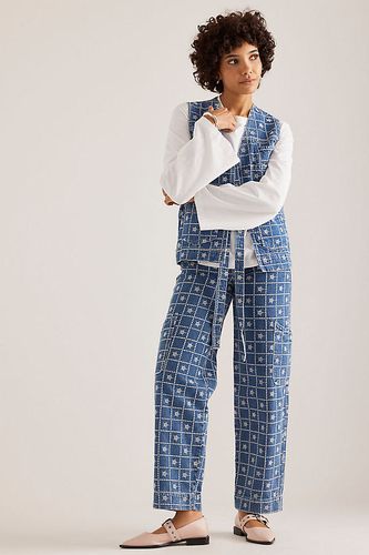 Jeans Drew Broderie en Blue, taille: Uk 6 chez Anthropologie - Damson Madder - Modalova