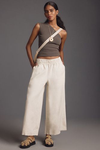 Pantalon à enfiler en lin The Somerset par en Beige, taille: 1 X - La collection Somerset par Anthropologie - Modalova