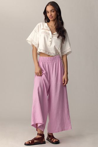 The Somerset Pull-On Trousers: Linen Edition par en Pink taille: XS - The Somerset Collection by Anthropologie - Modalova