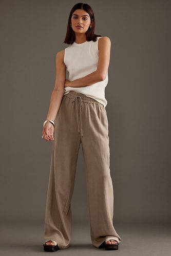 Viva-Gulia Pantalon en Mélange de Lin en Beige taille: Uk 8 chez Anthropologie - Selected Femme - Modalova