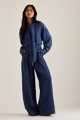 Pantalon Plissé Taille Haute Janna en taille: Uk 10 chez Anthropologie - Selected Femme - Modalova