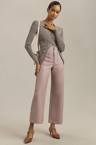 Maeve The Colette Cropped Vegan Leather Trousers par en taille: 27 chez Anthropologie - The Colette Collection by Maeve - Modalova