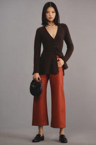 Maeve The Colette Cropped Vegan Leather Trousers par en taille: 25 chez Anthropologie - The Colette Collection by Maeve - Modalova