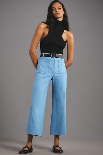 The Colette Cropped Wide-Leg Trousers by Maeve par en Blue taille: 23 chez Anthropologie - The Colette Collection by Maeve - Modalova