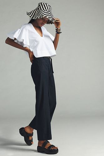 Le Pantalon Large Raccourci Colette par Maeve: Édition Lin par taille: 30 chez Anthropologie - The Colette Collection by Maeve - Modalova