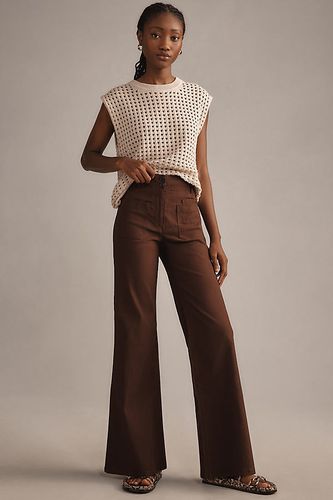 Pantalon ample évasé taille haute en Brown, taille: 25 chez Anthropologie - Maeve - Modalova