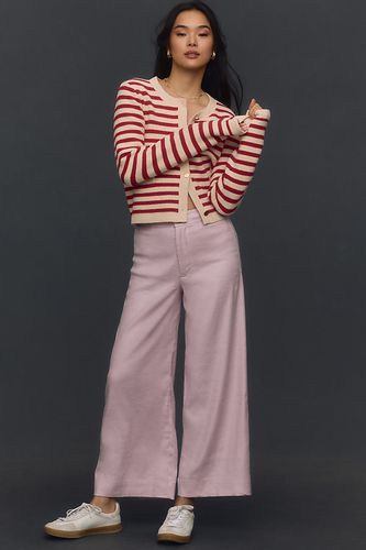 Pantalon ample raccourci taille haute , version lin en , taille: 25 chez Anthropologie - Maeve - Modalova