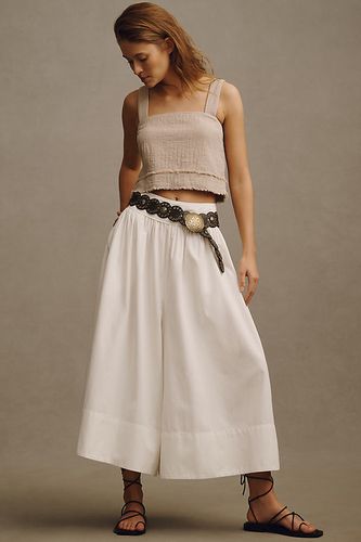 Wide-Leg Poplin Culottes en , taille: XS chez Anthropologie - Maeve - Modalova