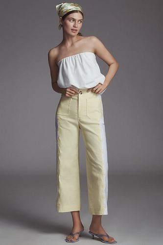 Les Pantalons Évasés Raccourcis Colette par : Édition Tissu Magique Brodé taille: 24 chez Anthropologie - Maeve - Modalova