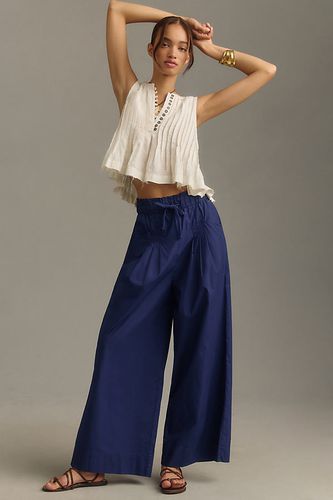 Pantalon ample style militaire Skirty en Blue, taille: L chez Anthropologie - Maeve - Modalova