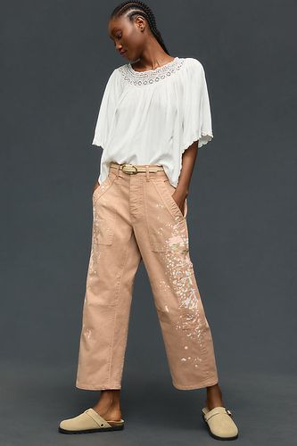 Pantalon taille basse coupe Barrel Millie en Brown, taille: 31 chez Anthropologie - Pilcro - Modalova