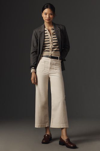 Le Pantalon Large Raccourci en Velours Côtelé Colette par Maeve par en White taille: 25 chez Anthropologie - The Colette Collection by Maeve - Modalova