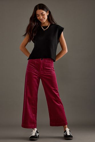 The Colette Cropped Wide-Leg Corduroy Trousers by Maeve par en taille: 26 chez Anthropologie - The Colette Collection by Maeve - Modalova