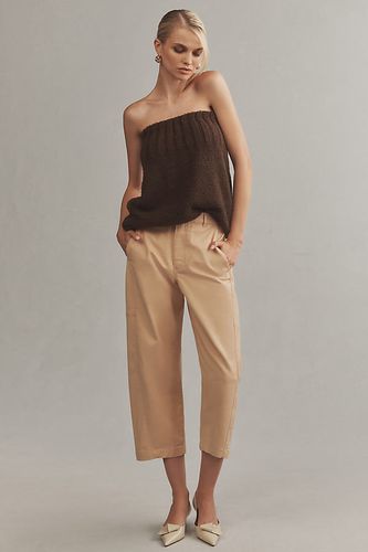 Pantalon Chino Court Incurvé en Beige taille: Uk 6 chez Anthropologie - Maeve - Modalova