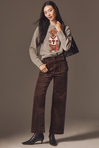 Le Pantalon Large Raccourci Colette par Maeve: Édition Velours Côtelé Poche Festonnée par en taille: 23 chez Anthropologie - The Colette Collection by Maeve - Modalova