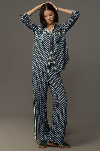 Packable Tennis-Print Pull-On Trousers taille: XS chez Anthropologie - Maeve - Modalova