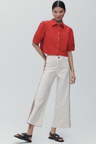 The Ettie High-Rise Crop Wide-Leg Jeans by : Bold Stripe Edition taille: 33 chez Anthropologie - Maeve - Modalova