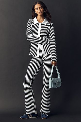 Pantalons évasés à rayures en maille taille: XS chez Anthropologie - Maeve - Modalova